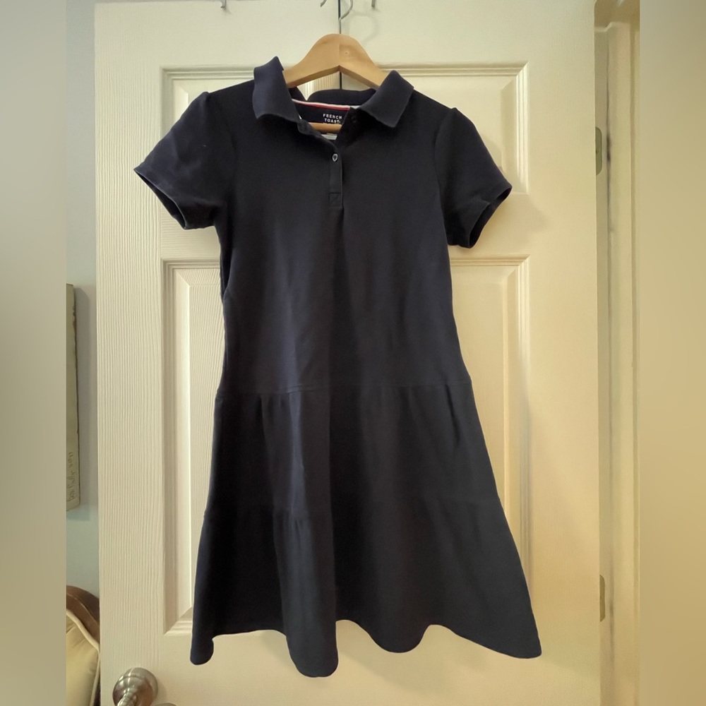 French Toast pique polo uniform dress girls XL